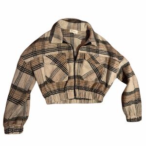 Bohme Plaid Cropped Jacket